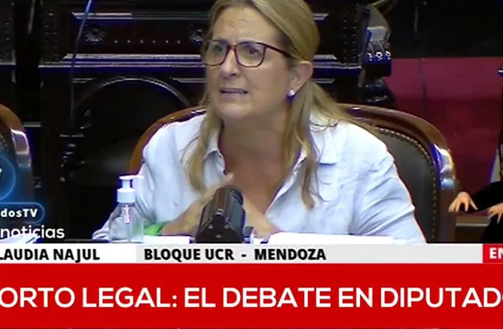 Claudia Najul -legisladora por Mendoza- Interrupción Voluntaria del Embarazo.