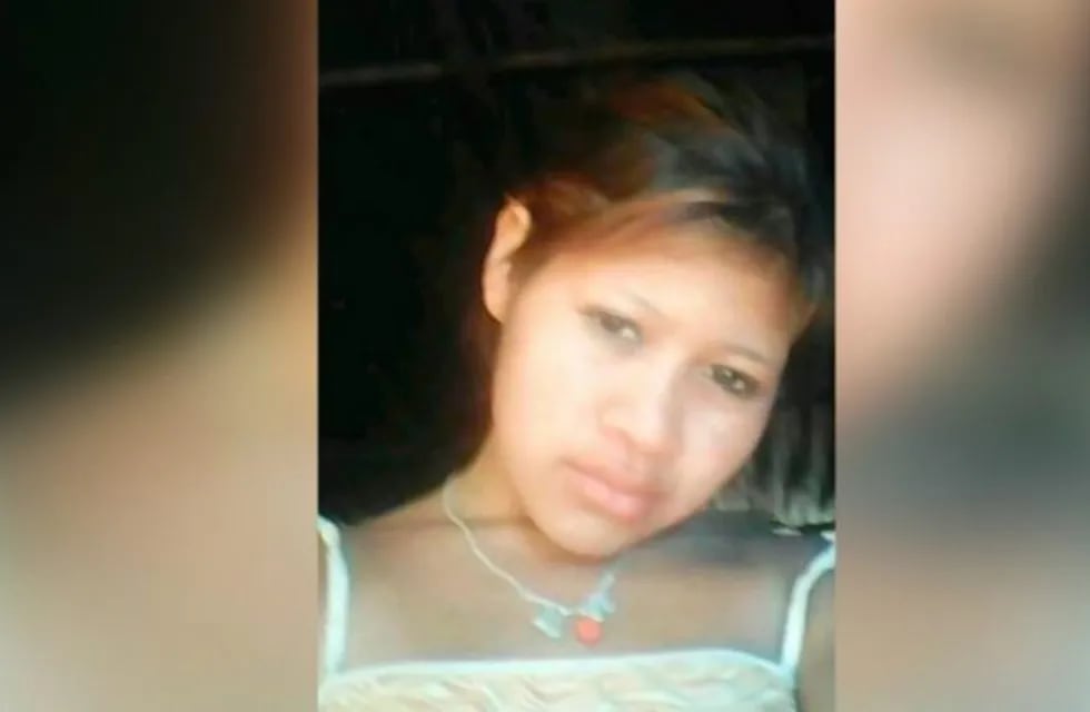 Miryam Bogado, la chica guaraní de 19 años acusada del homicidio de su bebé. (WEB)