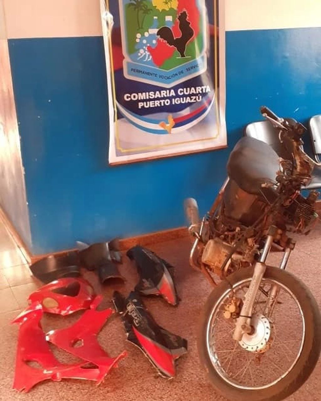 Nuevamente, recuperaron una motocicleta robada en Puerto Iguazú.