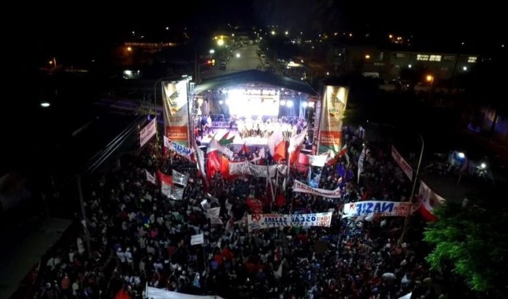 El inicio de la campaña de cambia Jujuy tuvo lugar en la ciudad de Libertador General San Martín.