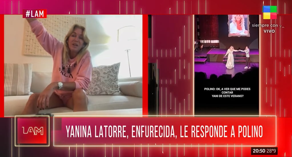 El fuerte comentario de Yanina Latorre sobre Marcelo Polino luego de que hablara de su hija Lola