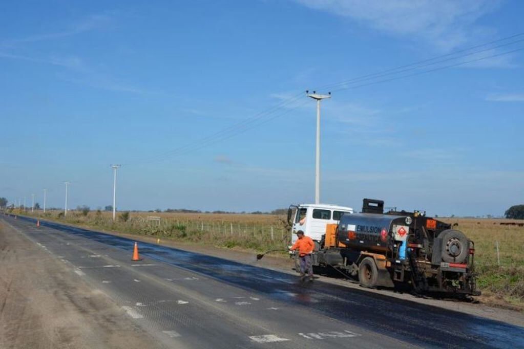 Avanza a buen ritmo la reconstrucción de la Ruta 11 en Chaco y Santa Fe. (Web).