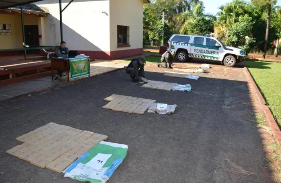 Colonia Mado: Gendarmería Nacional incautó 270 kilos de marihuana