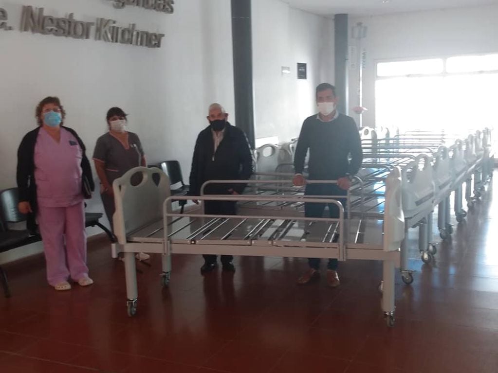 14 nuevas camas fueron entregadas y dispuestas para la Clínica Medica del Centro Municipal de Salud