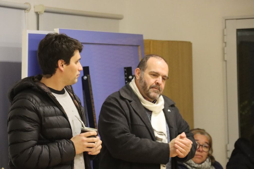 Marcos Henchoz y Juan Olano referentes municipales.