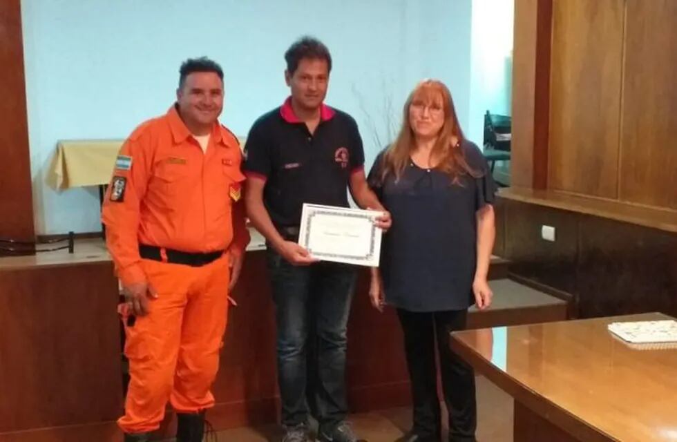 Ciudadanos destacados los bomberos de Mina Clavero