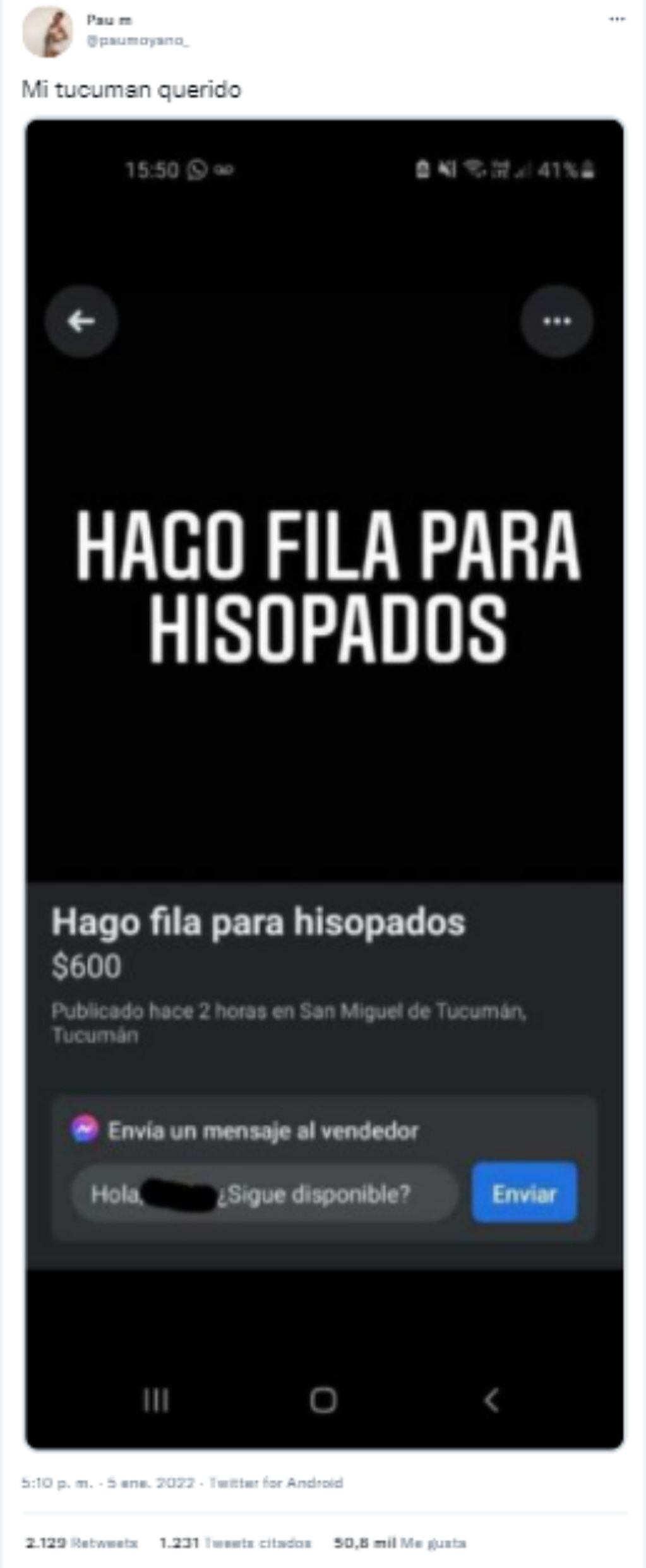 En Tucumán ofrecen hacer la fila del hisopado por $600.