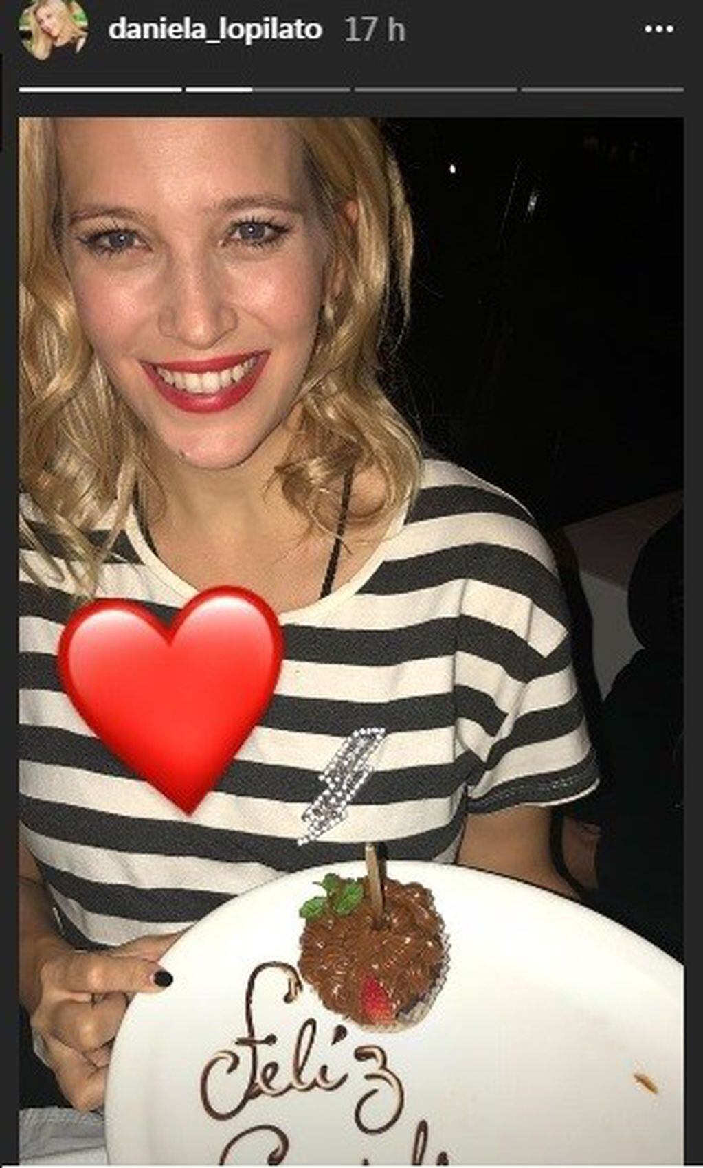 La felicidad de Luisana compartida por su hermana en Instagram