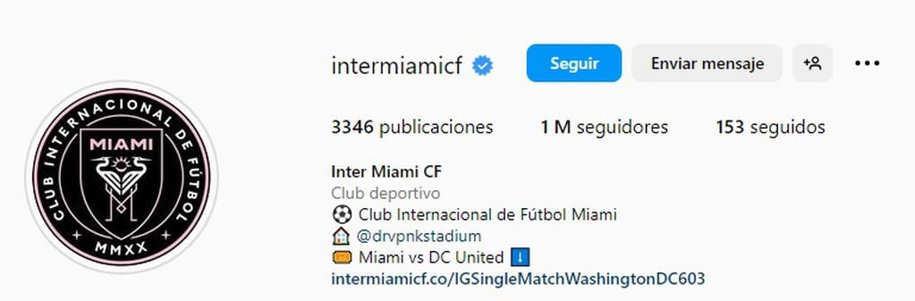 Los números del Inter de Miami un día antes del anuncio de Messi.