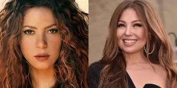 El antes y después de Shakira y Thalia: se reencontraron en la gala anual de Billboard
