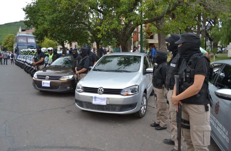 Autos incautados al narcotráfico. (Prensa Gobierno de Salta)