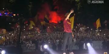 Presentación de Paulo Dybala en la Roma.