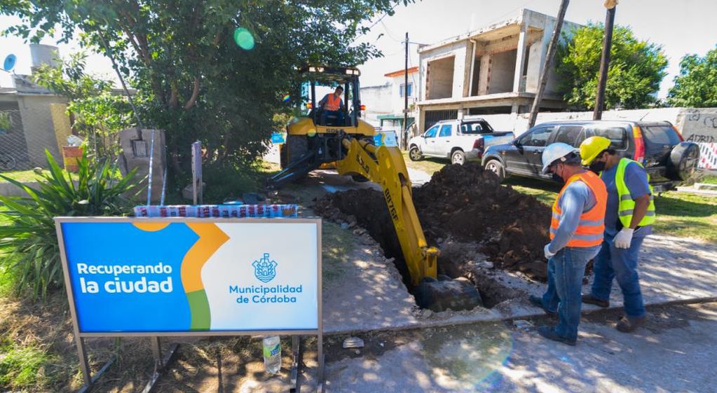 Comenzaron las obras en Villa El Libertador (Prensa Municipalidad)