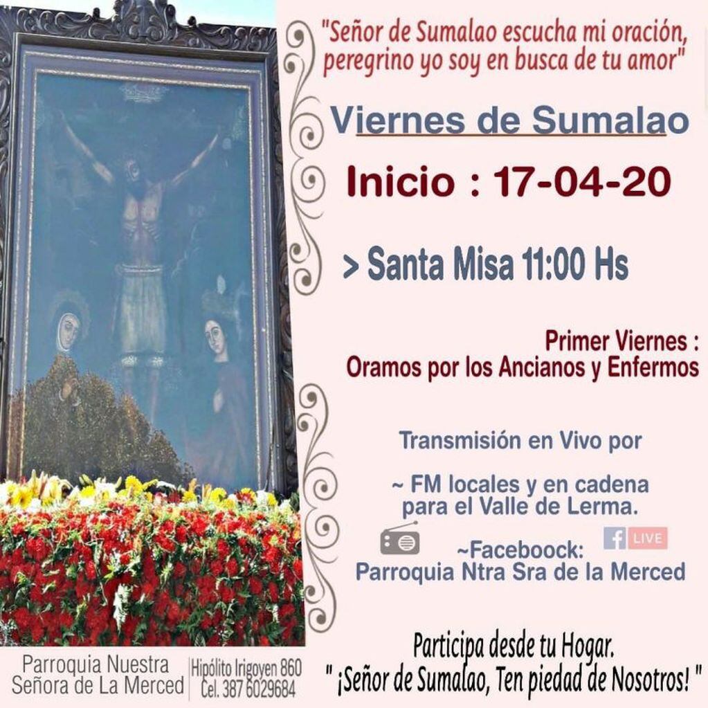 Novena al Señor de Sumalao (Facebook María de la Merced)