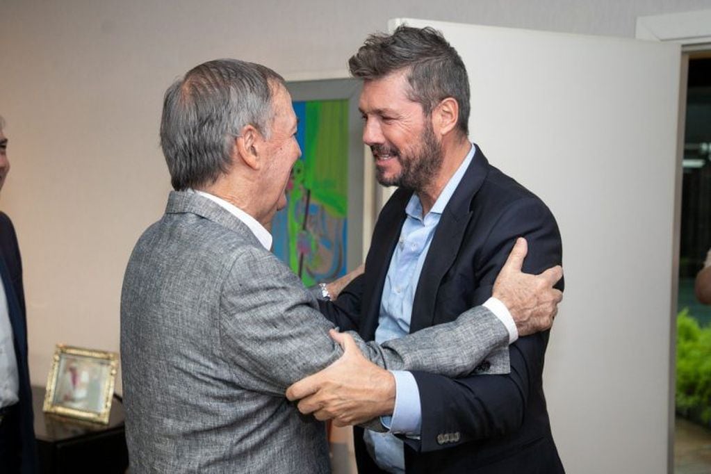 Marcelo Tinelli se reunió con Juan Schiaretti en el Panal durante una hora al menos. (Gentileza)