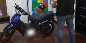 Recuperan una motocicleta robada en Puerto Iguazú