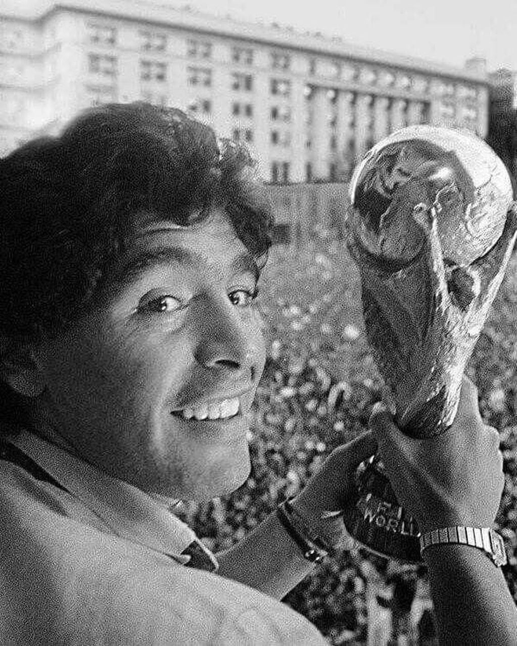 Maradona, en 1986.