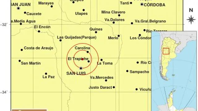 Temblor en San Luis