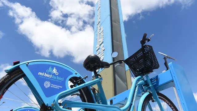 Bicicleta pública del sistema Mi bici tu bici de Rosario