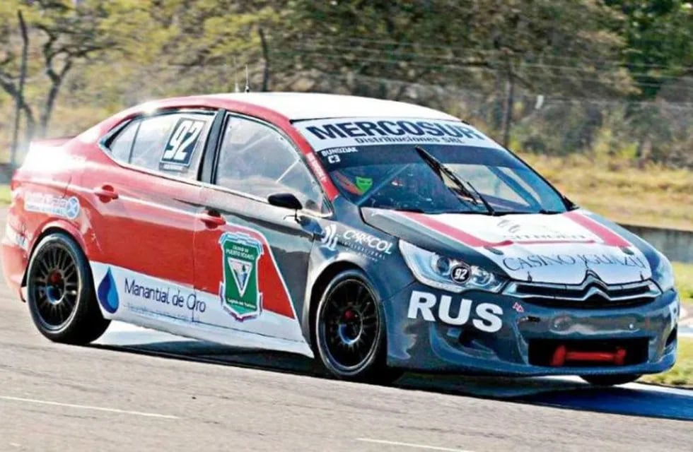 Rudito Bundziak con Citroën corre en San Luis. (El Territorio)