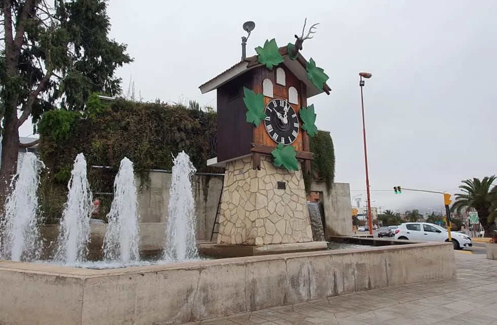 Reloj Cucú en Villa Carlos Paz. (Foto: archivo / VíaCarlosPaz).