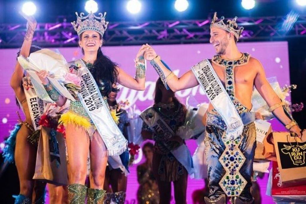 Valeria Alarcón y Matías Núñez son los Embajadores del Carnaval