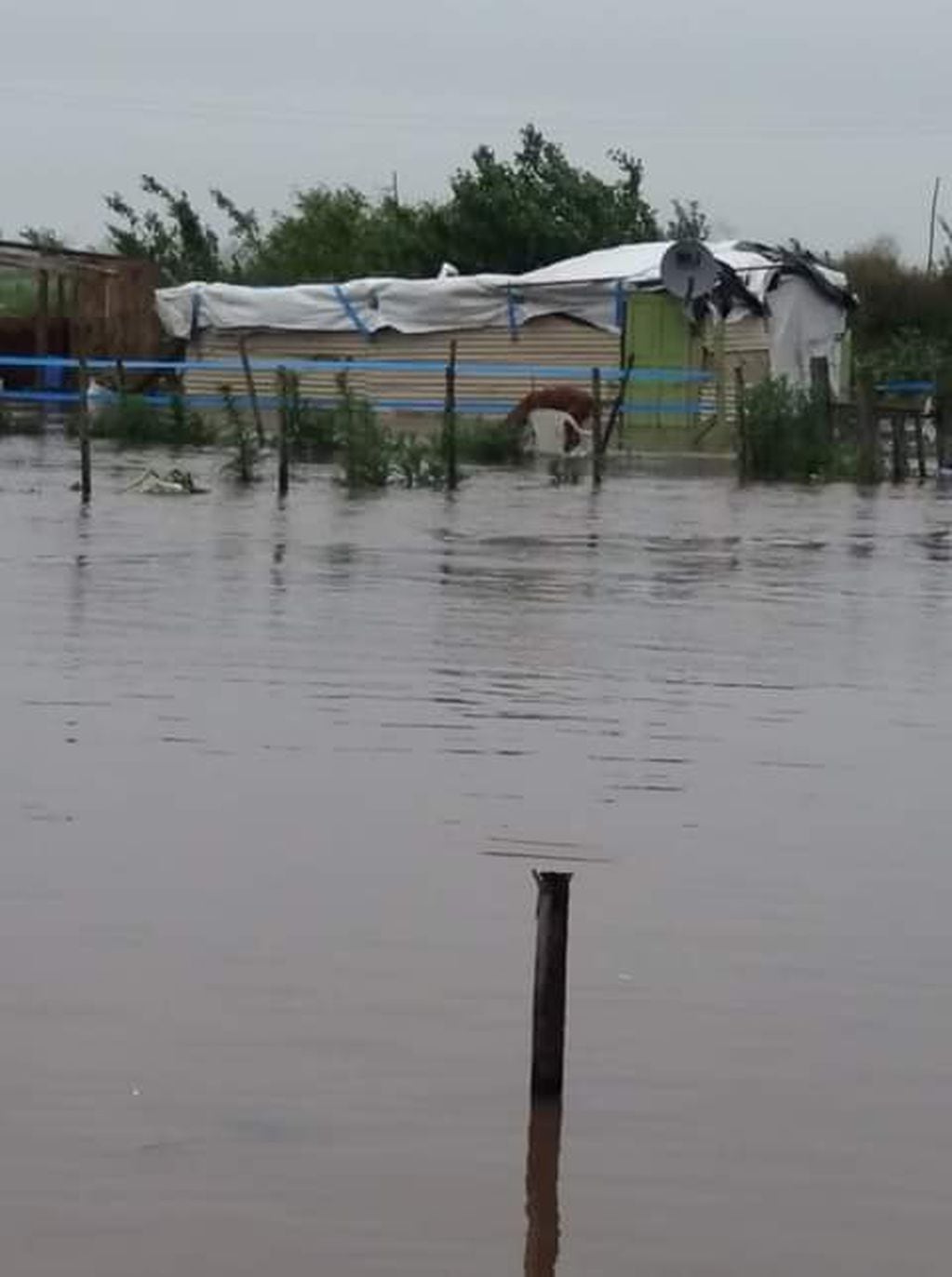 Inundaciones por desborde del canal de Maciel