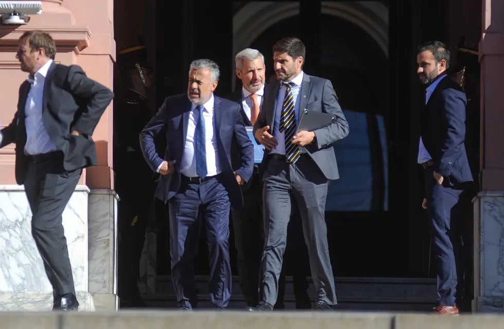 Reunión del Gobierno nacional con Gobernadores en la Casa Rosada. (Federico López Claro)