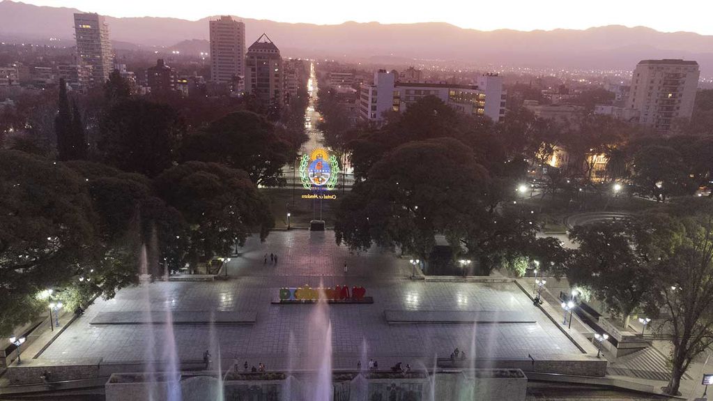 Plaza Independencia de Ciudad.

Foto: José Gutierrez / Los Andes