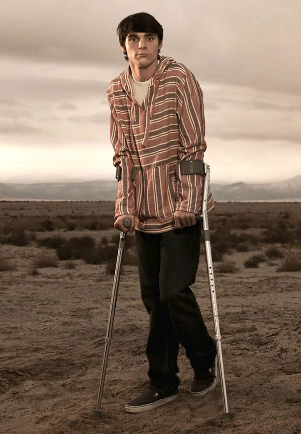 Roy Frank RJ Mitte III es un actor estadounidense conocido por su papel como Walter White Jr. en la serie Breaking Bad que tiene parálisis cerebral leve (Foto: Afiche Breaking Bad)