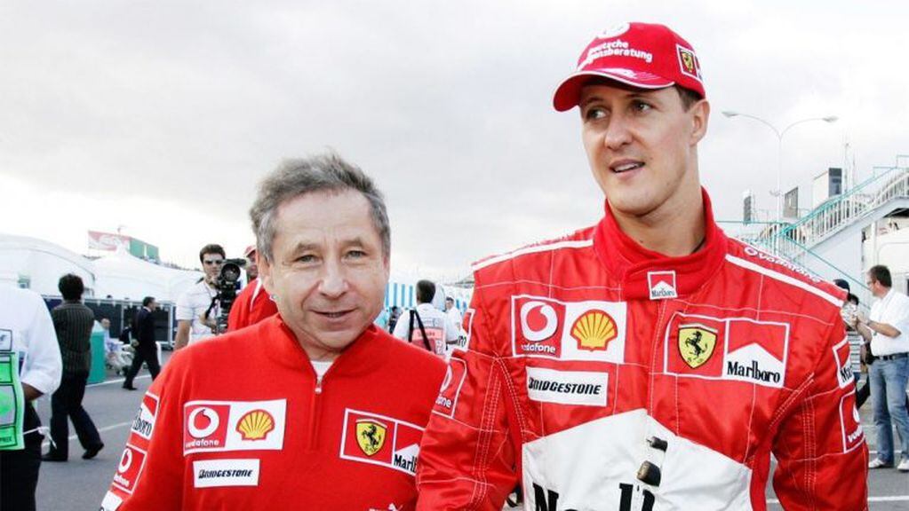 Jean Todt y Michael Schumacher, durante la exitosa época de ambos en Ferrari.