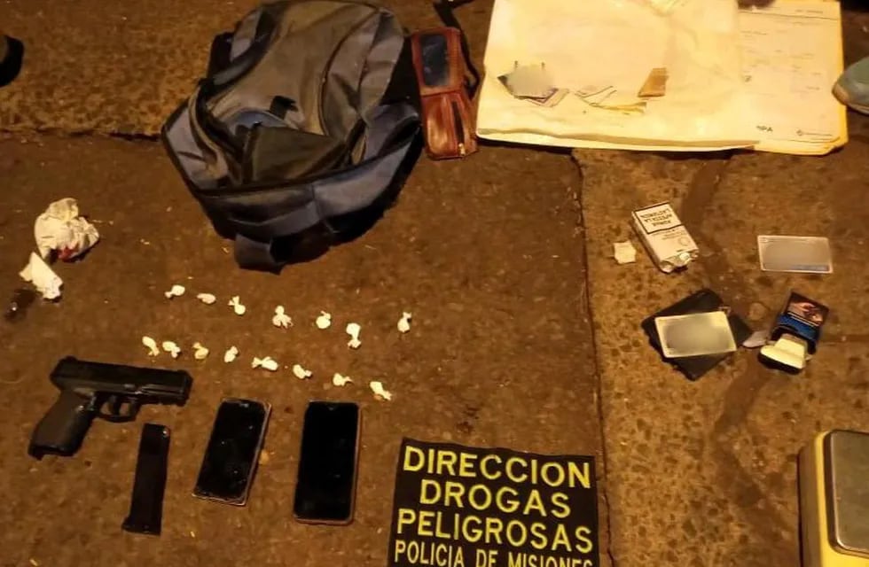 Posadas: la Policía incautó 15 envoltorios de cocaína y detuvo dos personas