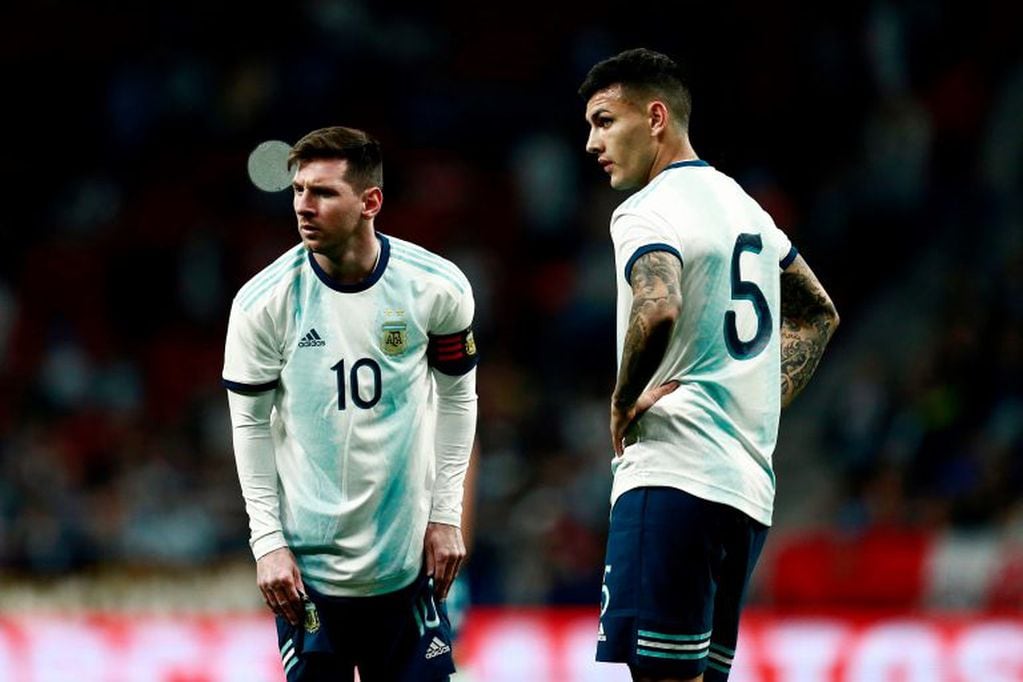 Leandro Paredes, un buen socio de Lionel Messi. (AFP)