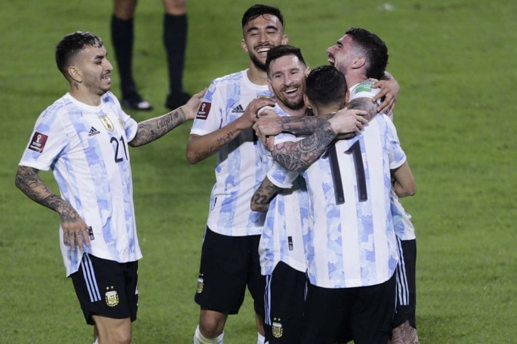 La alegría de Lionel Messi y la Selección.