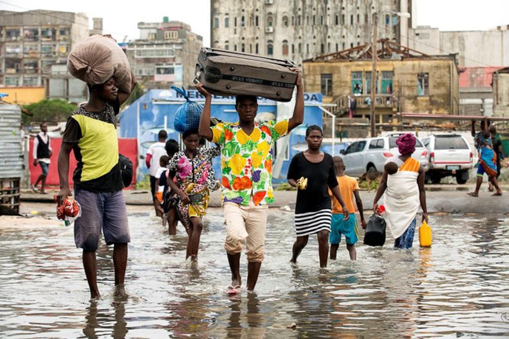 "Es un auténtico desastre humanitario", aseguró el presidente de Mozambique. (AP)