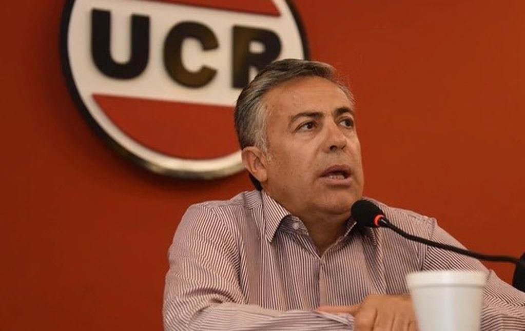 Alfredo Cornejo, presidente dela UCR.