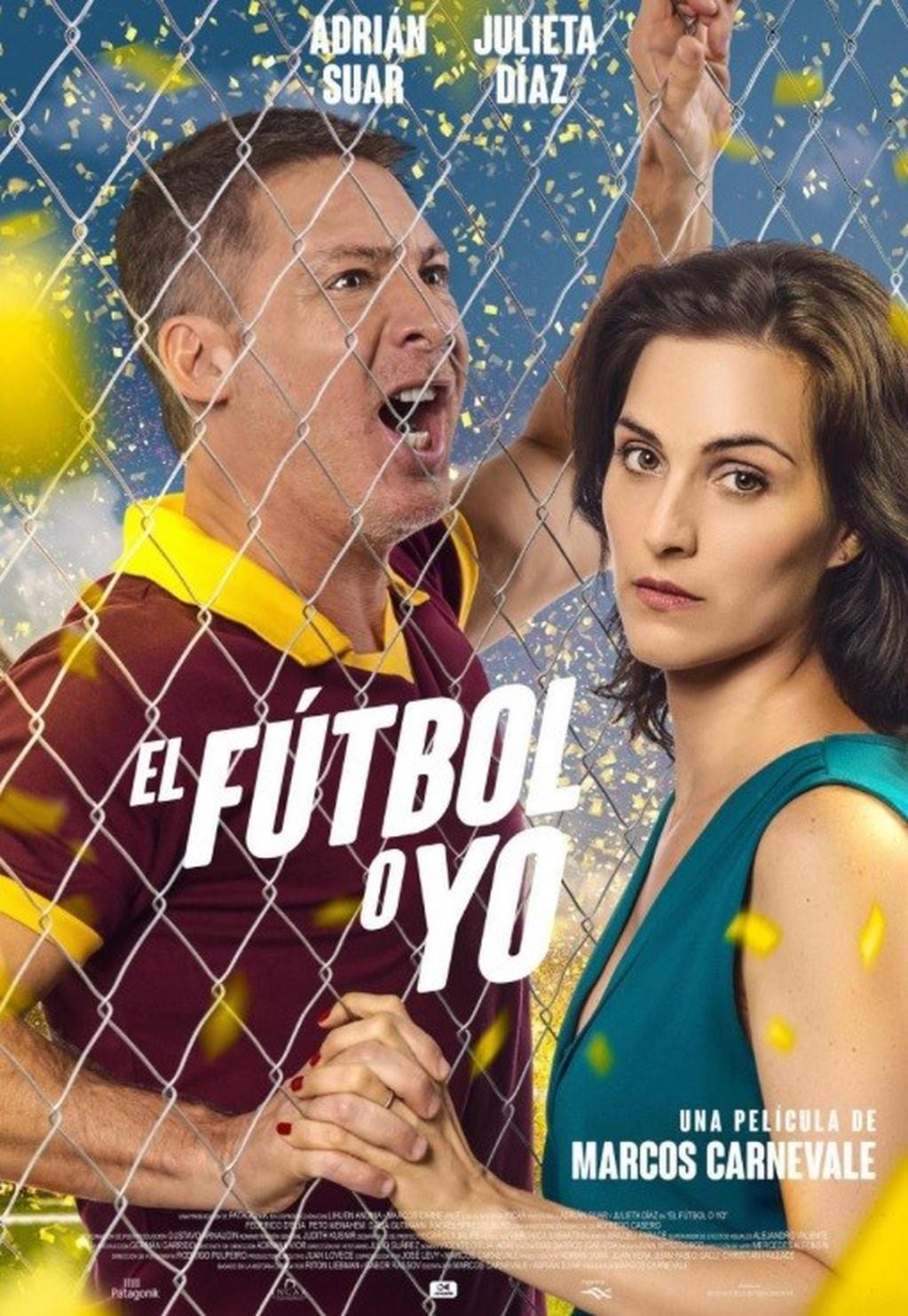 "El fútbol o yo", afiche oficial. (Web)