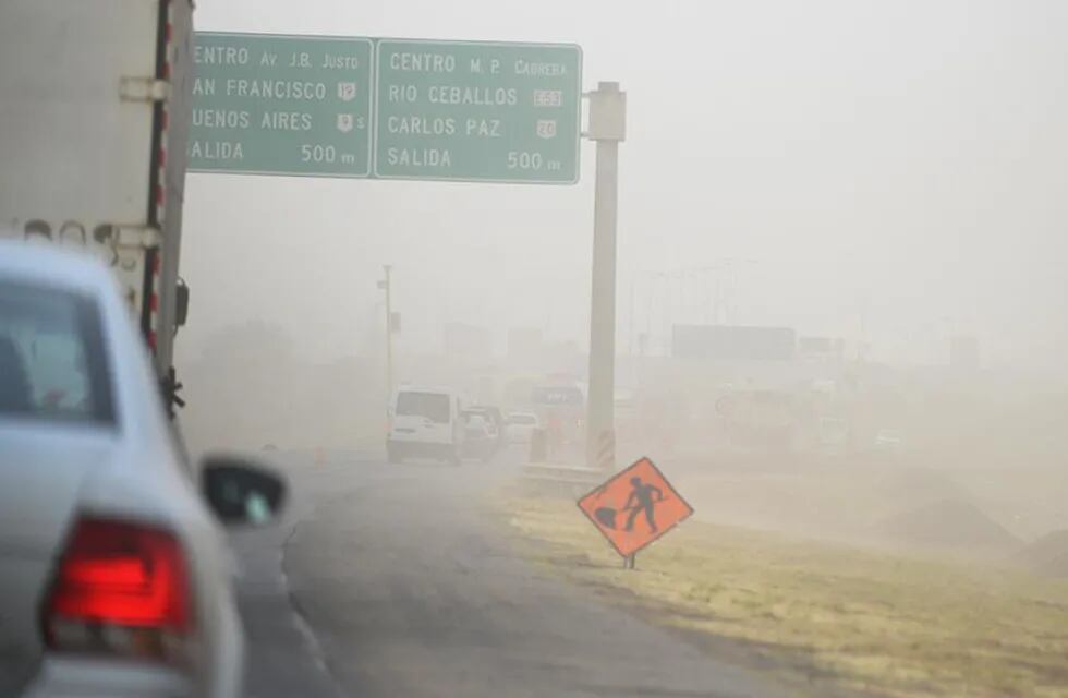 Viento y tierra en la ciudad de Córdoba. 