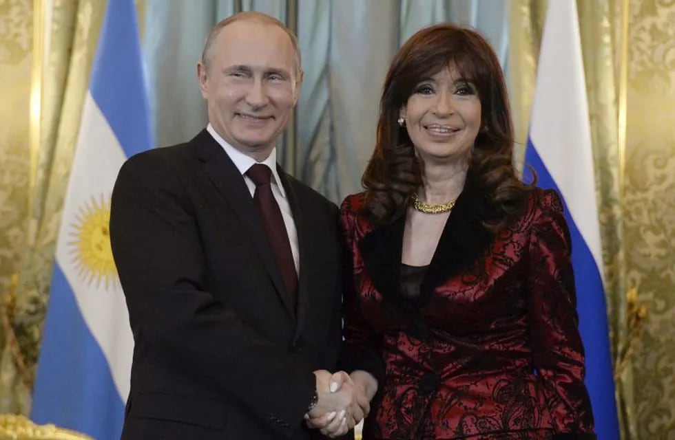 Cristina Kirchner con Vladimir Putin