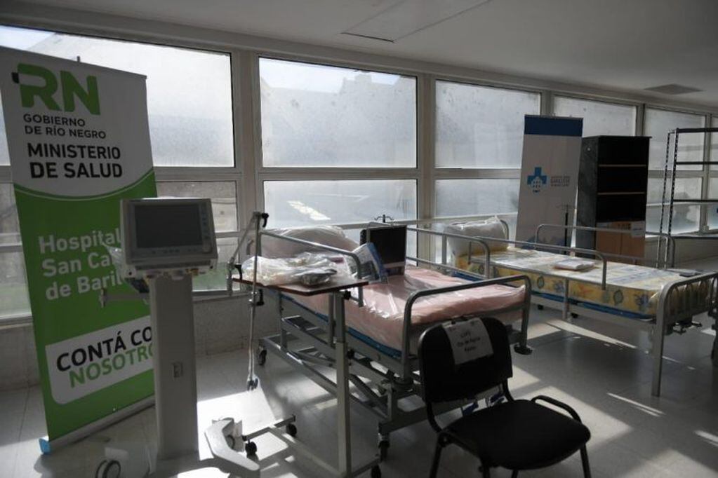 La mandataria recorrió las instalaciones del centro de salud (web).