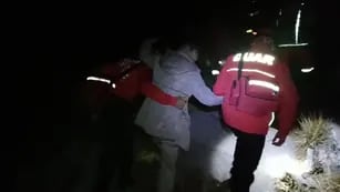 Rescate de una pareja en el Champaquí