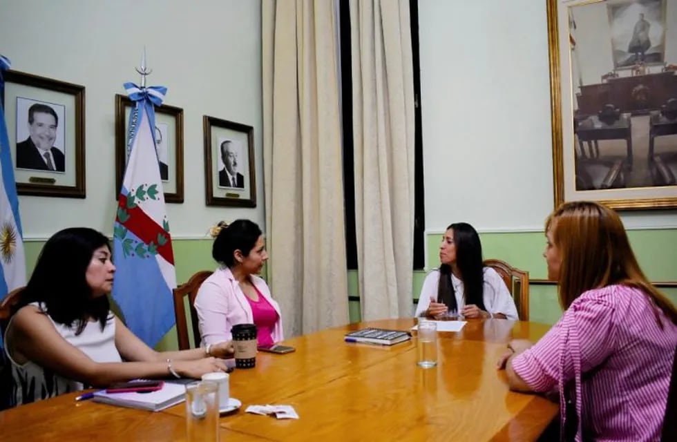 La secretaria de la Mujer y Diversidad, Lourdes Ortiz, avanzó sobre la implementación de la ley Micaela en un encuentro con la vicegobernadora Florencia López en la Cámara de Diputados.