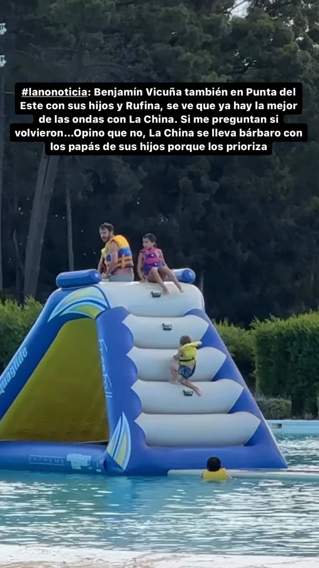 El tierno gesto de Benjamín Vicuña con la hija mayor de la China Suárez