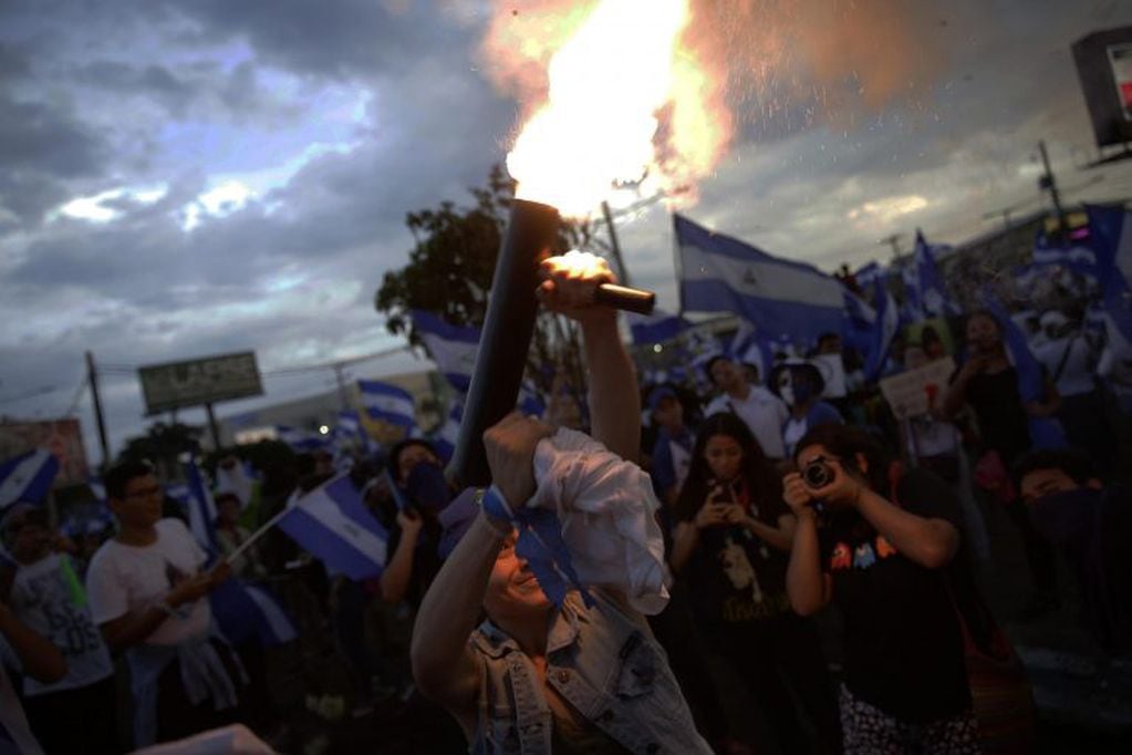 Estallido social en Nicaragua  contra el gobierno
