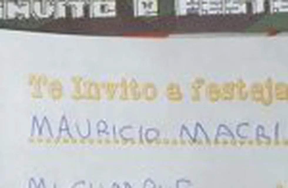 El presidente Mauricio Macri le respondió al niu00f1o santafesino de 7 au00f1os que lo invitó a su cumpleau00f1os.