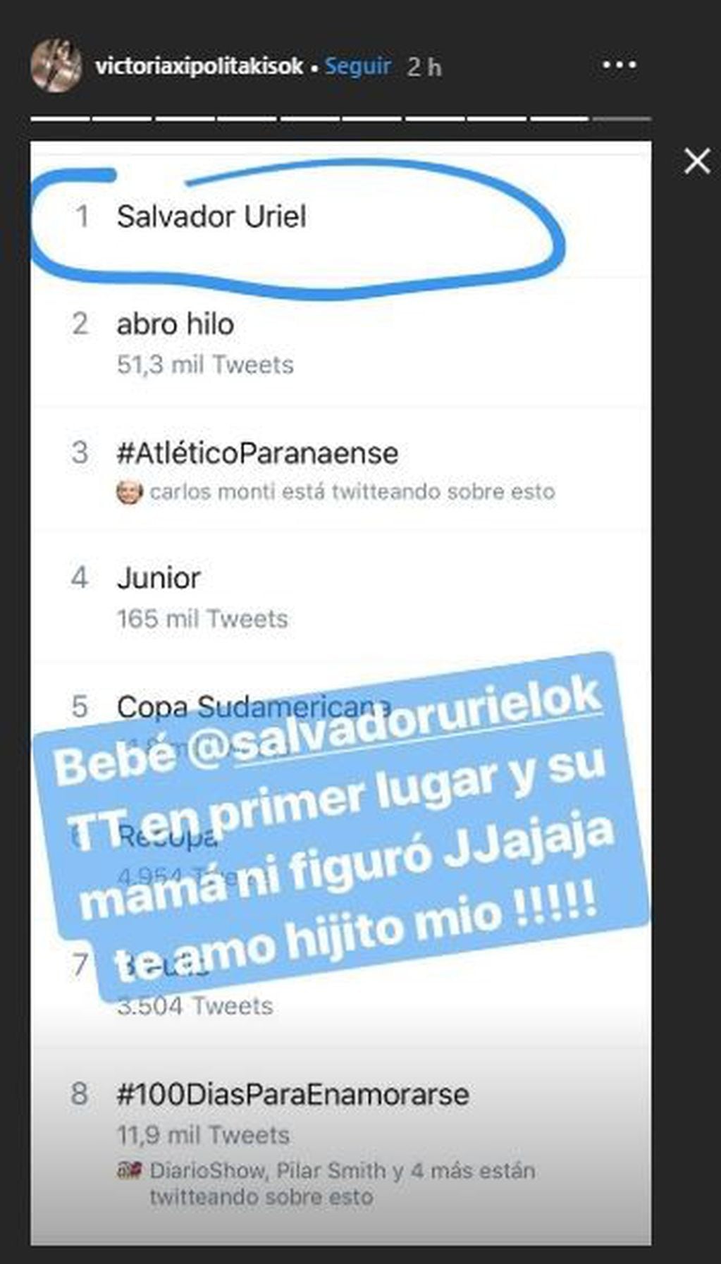 Salvador Uriel se convirtió en Trending Topic