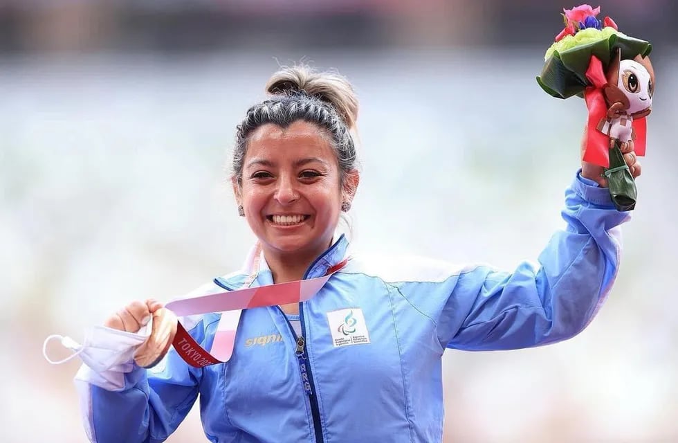 Antonella Ruiz Diaz logró la primera de las nueve medallas argentinas.