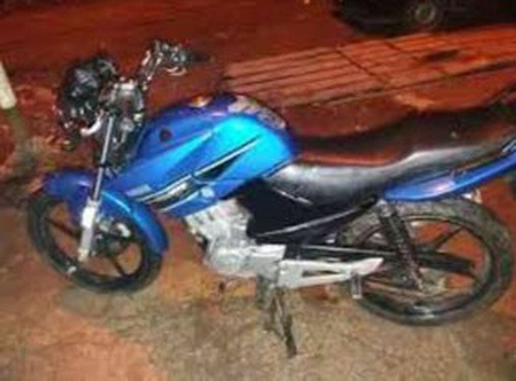 Se secuestró una moto Yamaha YBR. (Rosario Alerta)