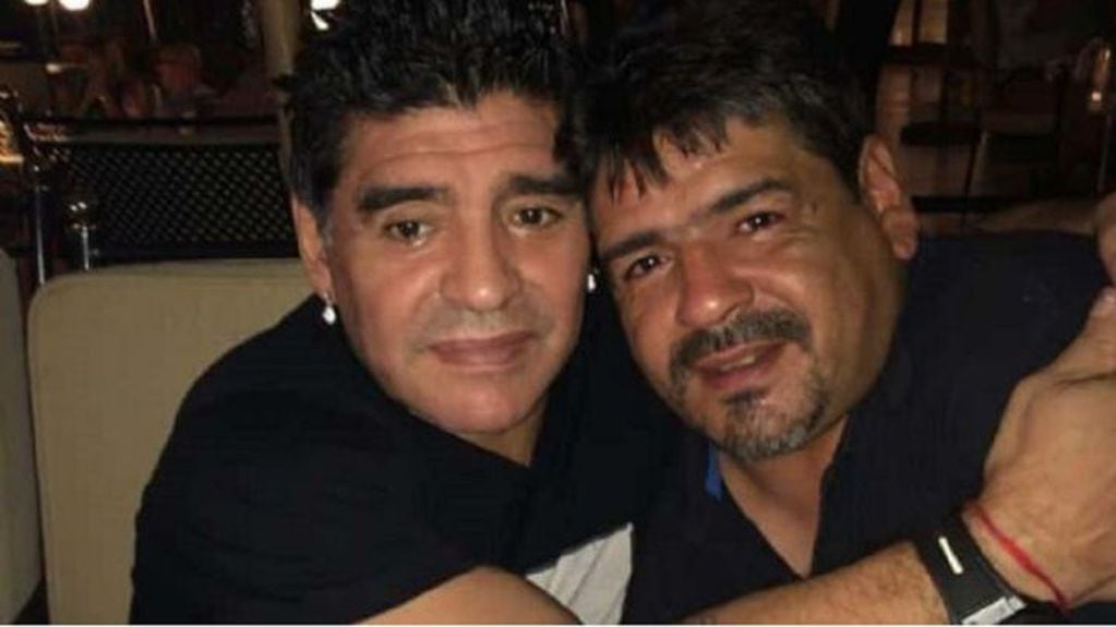 Diego Maradona y Hugo Maradona llegaron a ser futbolistas profesionales