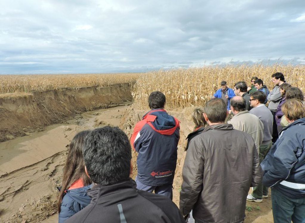 Erosión hídrica en la Cuenca del Morro (San Luis) al Este de la provincia.